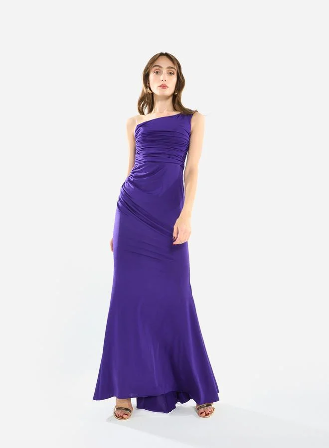 هاوس اوف مودا فستان سهرة طويل بكتف واحد